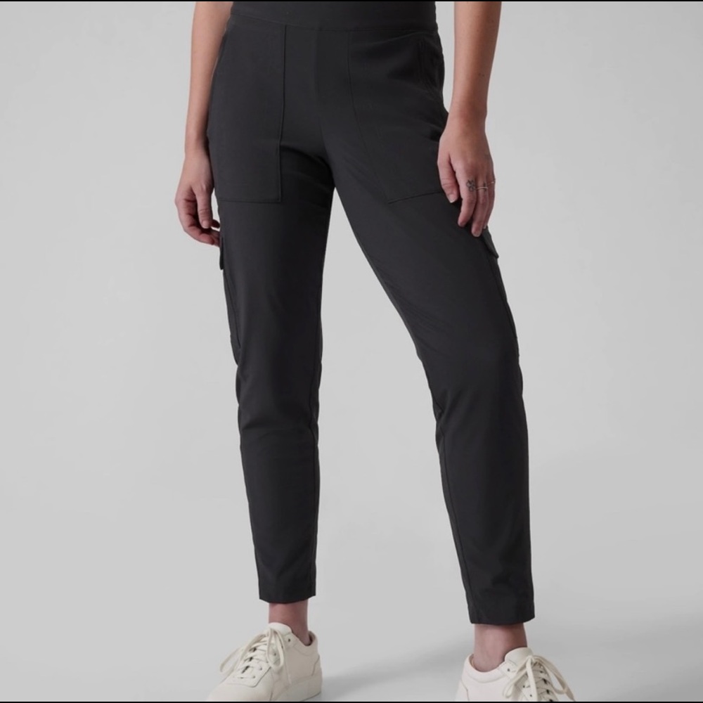 Athleta Chelsea Cargo Lined Pants - Black
